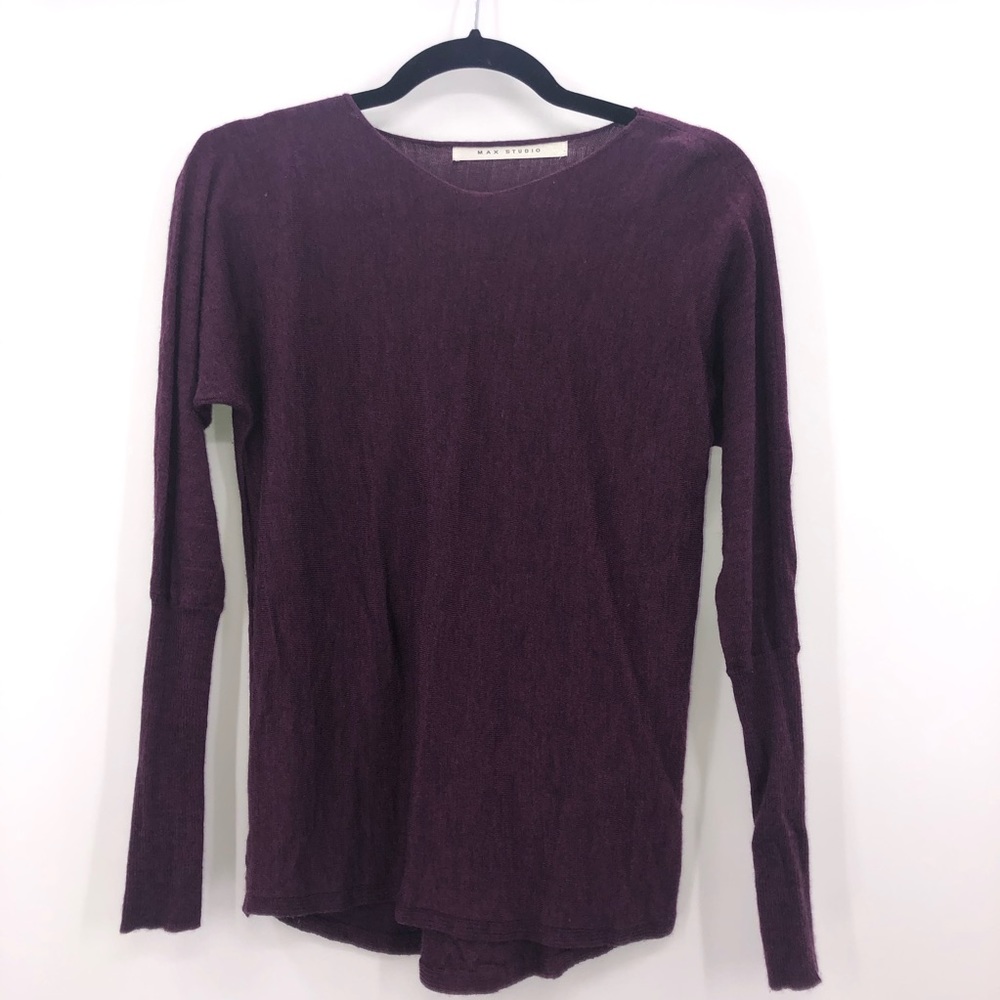 Max Studio Lightweight Merino Wool Sweater